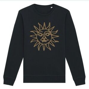 ✨ Tears for Fears Sun Embroidered Crewneck Sweatshirt Size L NEW ✨